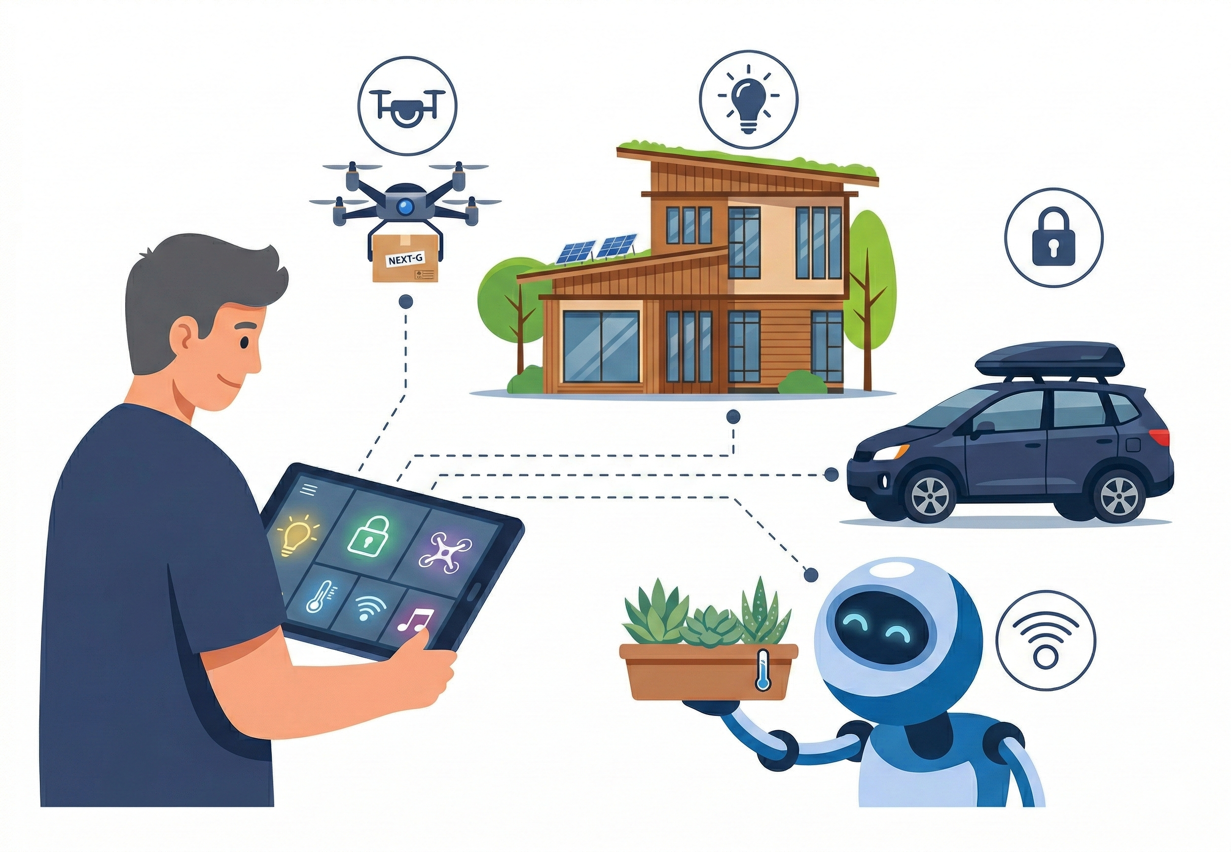 Astronaut in the air